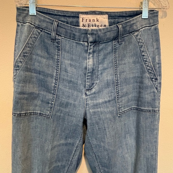 Frank & Eileen Light Blue Denim Pants 6 - Picture 3 of 7